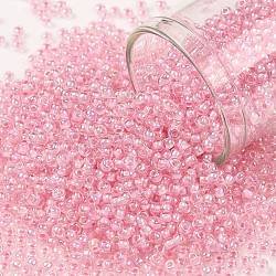 Toho perline rotonde, perline giapponesi, (780) interno colore cristallo ab / gomma da masticare foderato, 11/0, 2.2mm, Foro: 0.8 mm, circa 1110pcs/10g