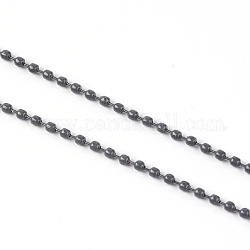 Eisenkugelkette, Einbrennlack, ungeschweißte, Grau, 2~2.5 mm