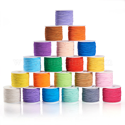 BENECREAT 2mm 55 Yards Elastic Cord Beading Stretch Thread Fabric