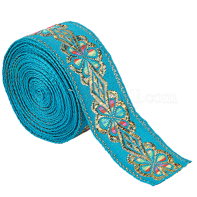 Wholesale Ethnic Style Embroidery Polyester Ribbons 