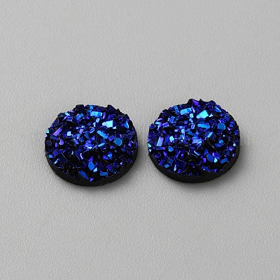 Druzy Harz Decoden Cabochons&nbsp;RESI-WH20007-01M-1