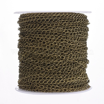 Catene di ottone ritorti&nbsp;CHC-Q001-5x4mm-AB-1
