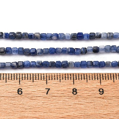 Natur Sodalith Perlen Stränge&nbsp;G-B142-C02-2x2mm-1