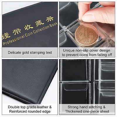 Wholesale Plastic Coin Collection Holder Book Album for Collectors 