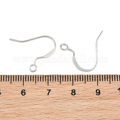 Filo per orecchini piatto in ottone&nbsp;KK-CBA57BD-09P-1