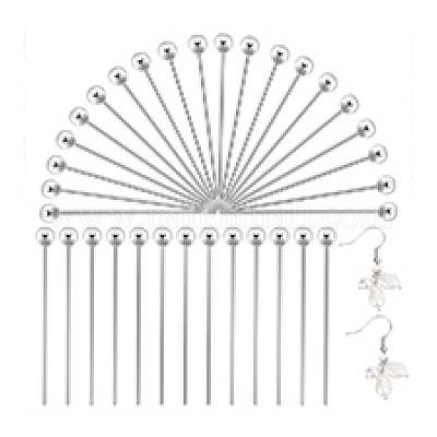 60 pz. 925 spilli con testa in argento sterling&nbsp;STER-PH0003-11-1