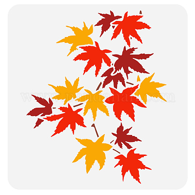 Autumn Leaf Stencil