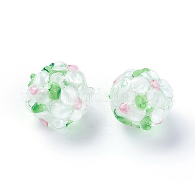 Fatti a mano perle di vetro irregolari&nbsp;LAMP-E021-06J-1