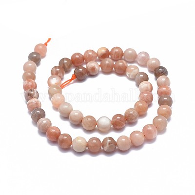 Natürliche sunstone Perlen Stränge&nbsp;G-I249-B03-02-1