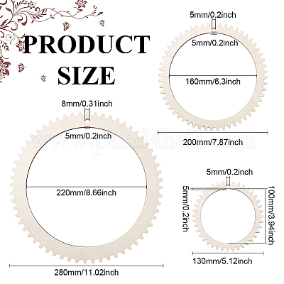 Kit telaio per maglieria in legno&nbsp;TOOL-WH0155-76C-1
