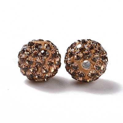 Polymer Ton Strass Perlen&nbsp;RB-K050-10mm-C27-1