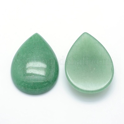 Natürlichen grünen Aventurin Cabochons&nbsp;G-P393-G08-1