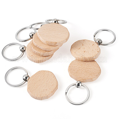 Schlüsselanhänger aus Holz&nbsp;KEYC-TAC0010-002B-1