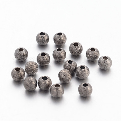 Perles en laiton texturées&nbsp;EC247-NFB-1