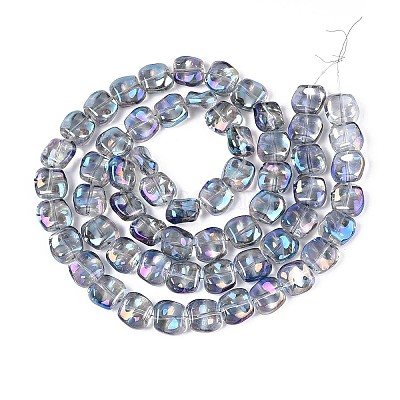 Perles en verre plaquent brin&nbsp;EGLA-S188-21-B01-1