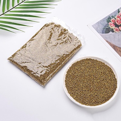 Perles de rocaille en verre&nbsp;SEED-S001-K30-1