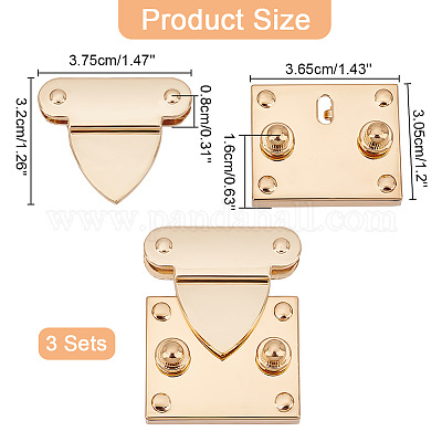 Wholesale WADORN 3Sets 3 Colors Zinc Alloy Bag Hanger for Purse Making  Supplies 