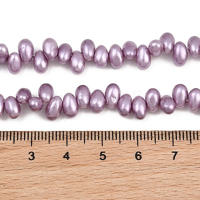 Galvanisierte Muschelperlenstränge&nbsp;BSHE-B009-A01-5x8mm-03-1