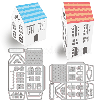 DIY House Embossing Metal Die Cutting Scrapbook Stencils Decorative Cards