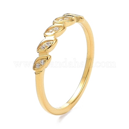Ionenbeschichtung (IP) 304 Edelstahl-Fingerringe RJEW-J071-08-G-1