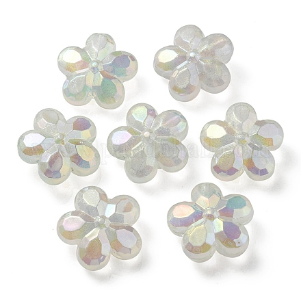 Placcatura uv perle acriliche trasparenti luminose OACR-P010-16B-1