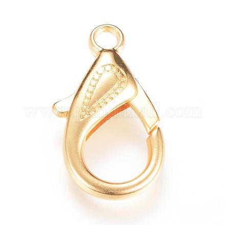 Alloy Lobster Claw Clasps KK-S303-02-1