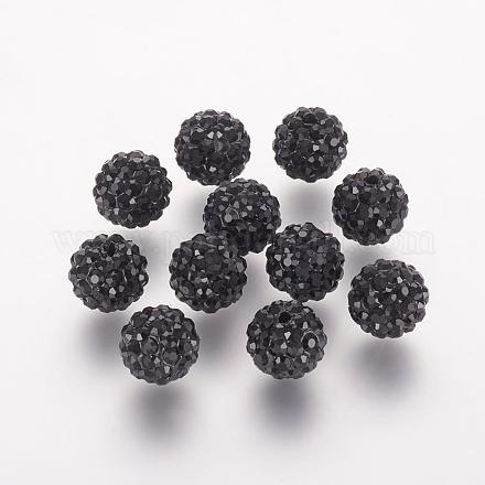 Perles de strass en argile polymère RB-K050-8mm-C02-1