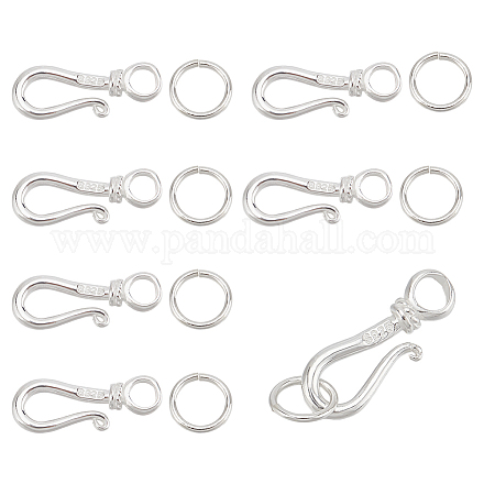 925 Sterling Silber Haken Verschlüsse&nbsp;STER-PH0002-07-1