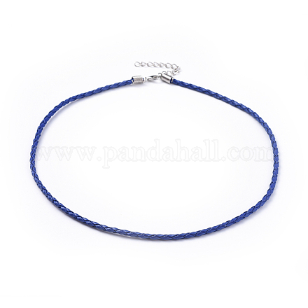 Imitation Leather Necklace Cords NCOR-R026-3-1