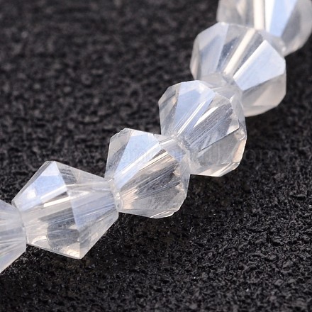 Chapelets de perles en verre X-GB4mm01Y-L-1