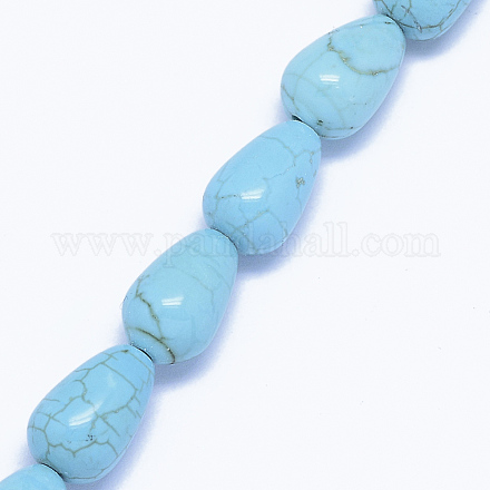 Natürliche Howlith Perlen Stränge TURQ-P027-33-1