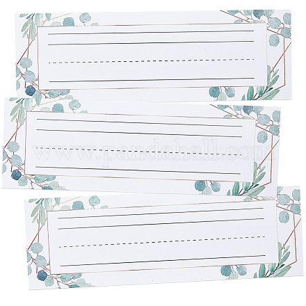 Прямоугольные бумажные таблички с именами рукописей DIY-WH0491-09A-1