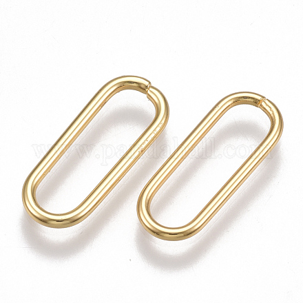 Brass Linking Rings X-KK-T038-140G-1