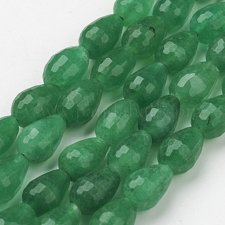 Chapelets de perles de jade naturel G-D858-09A-1
