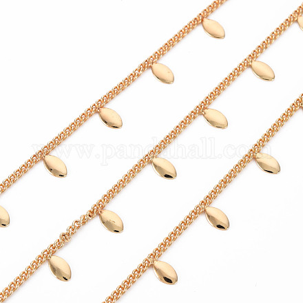 Handmade Brass Curb Chains CHC-S012-109-1