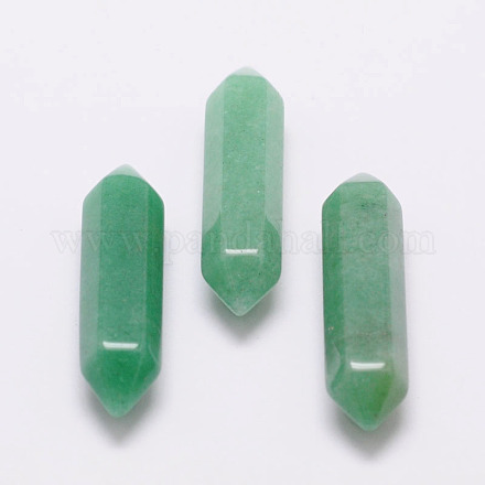 Perles d'aventurine verte naturelle à facettes X-G-K012-30mm-01-1
