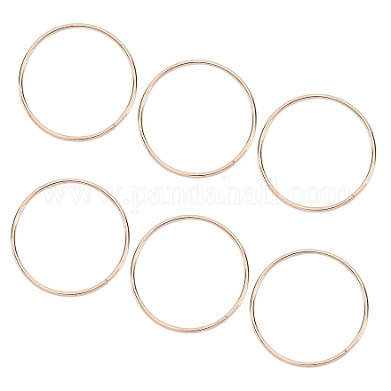 Asas de monedero de hierro con anillo redondo / circular FIND-CA0001-12G-1