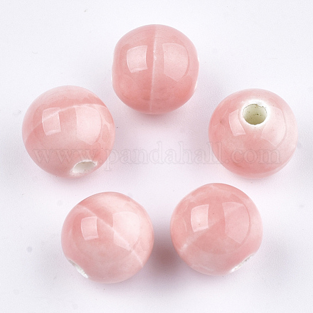 Perles en porcelaine manuelles PORC-S499-01A-08-1