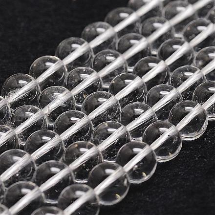Chapelets de perles en cristal de quartz naturel G-D840-61-6mm-1