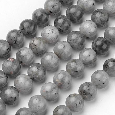 Chapelets de perles en labradorite naturelle  G-D809-07-12mm-1
