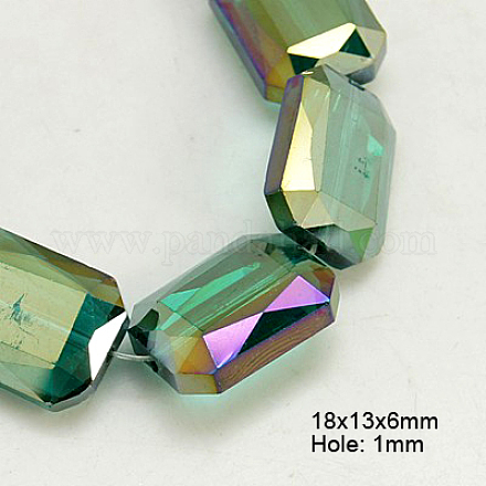 Electroplated Glass Beads EGLA-H002-A-04-1