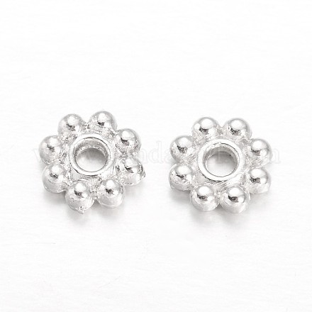 Perles d'espacement de marguerite d'alliage TIBEB-S039-064S-RS-1