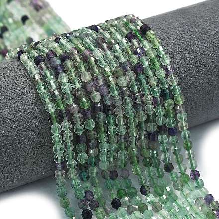 Natürlichen Fluorit Perlen Stränge&nbsp;G-A260-A50-01-1