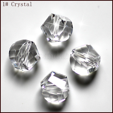 Abalorios de cristal austriaco de imitación SWAR-F085-10mm-01-1