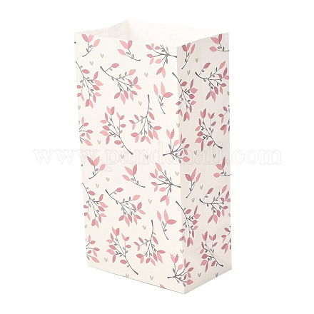 Rettangolo con sacchetti di carta a motivi floreali CARB-I002-B01-1