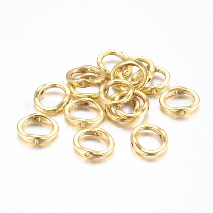 Tibetan Style Ring Bead Frames X-GLFH10259Y-1