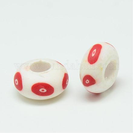 Polymer Clay Beads CLAY-T001-E16-1