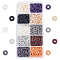 Handmade Polymer Clay Beads, Disc/Flat Round, Heishi Beads, Mixed Color, 4x1mm, Hole: 1mm, 10 colors, 330pcs/color, 3300pcs,