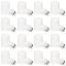 BENECREAT 24pcs White Essential Oil Roller Inserts Kit, Stainless Steel Roller Ball for Oils Round Roller Balls and Bottle Cap for Oils, Blends DIY, Cosmetics Bottle