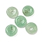 Natural Green Aventurine Donut/Pi Disc Charms, 12~13x3~4mm, Hole: 3mm